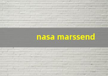 nasa marssend